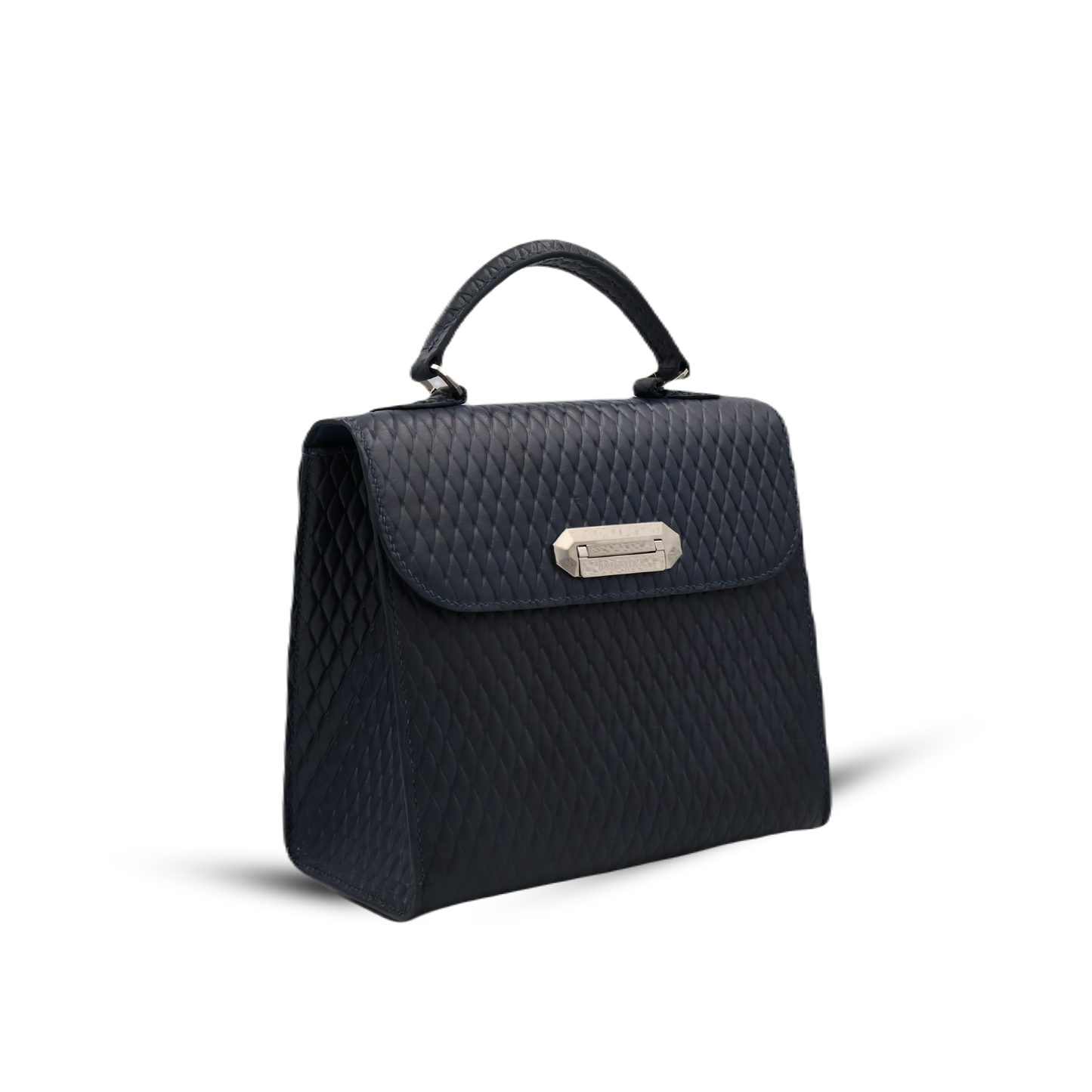 GRACE M COWHIDE DAIMOND SHAPE V NAVY