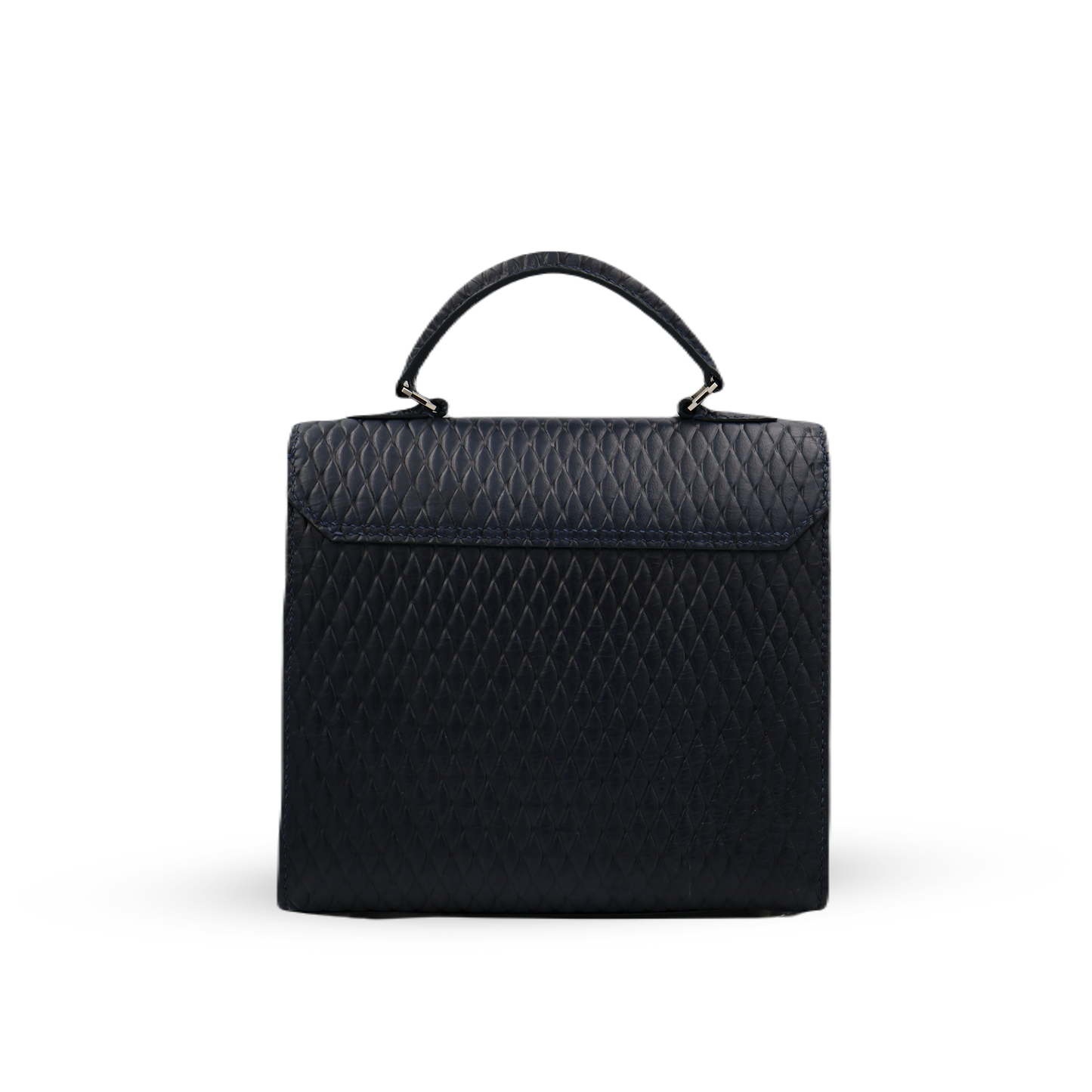 GRACE M COWHIDE DAIMOND SHAPE V NAVY