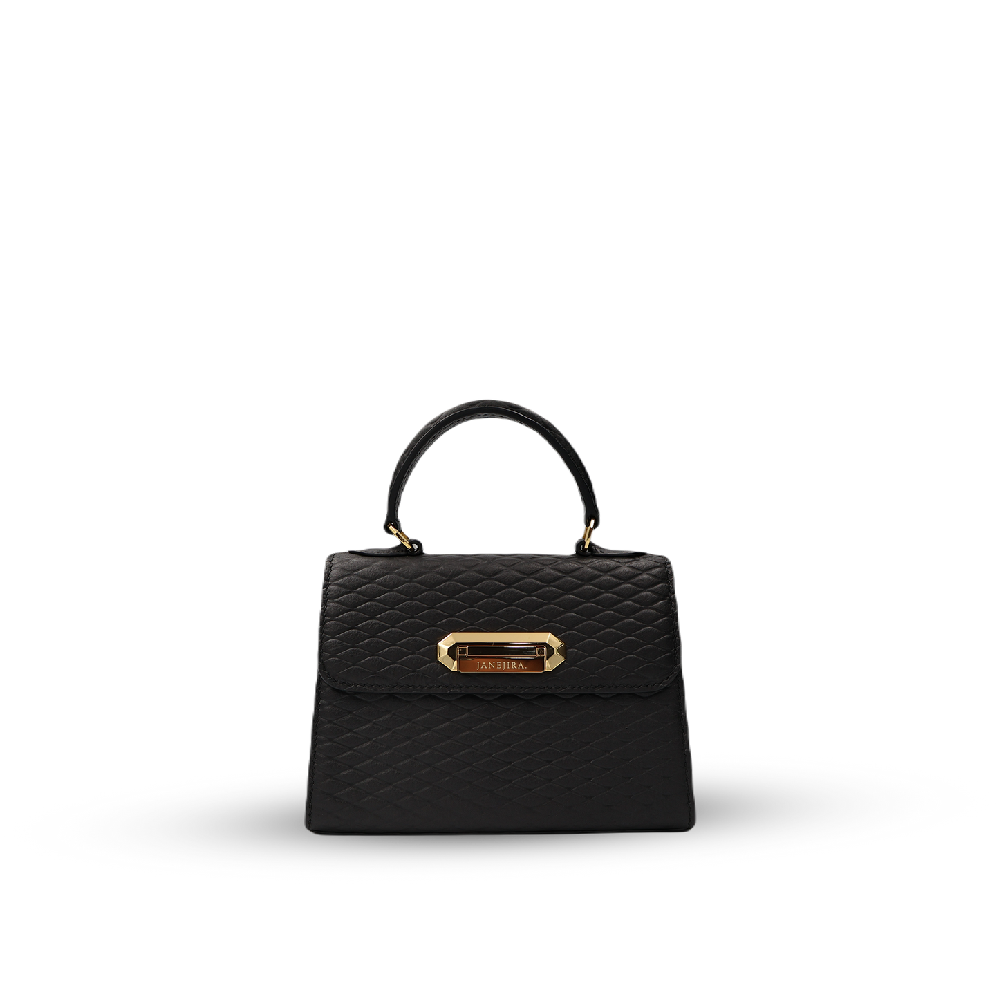 POISE COWHIDE DAIMOND H BLACK