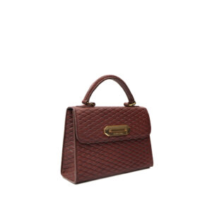 Alternative view of Poise Cowhide Daimond H Brown 18K Gold