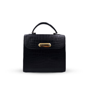 Grace M Crocodile Black