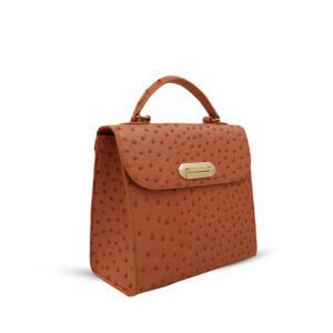 Alternative view of Grace M Ostrich Orange 18K